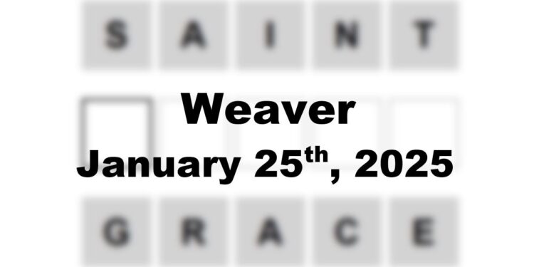 Daily Weaver Answers - 25th January 2025