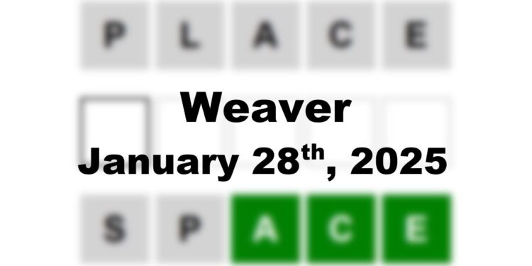 Daily Weaver Answers - 28th January 2025
