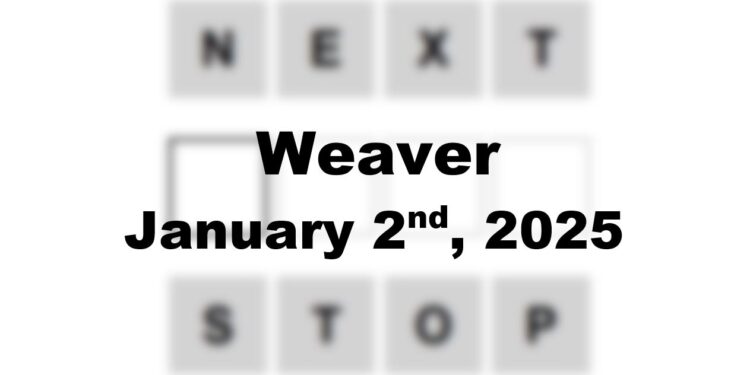 Daily Weaver Answers - 2nd January 2025