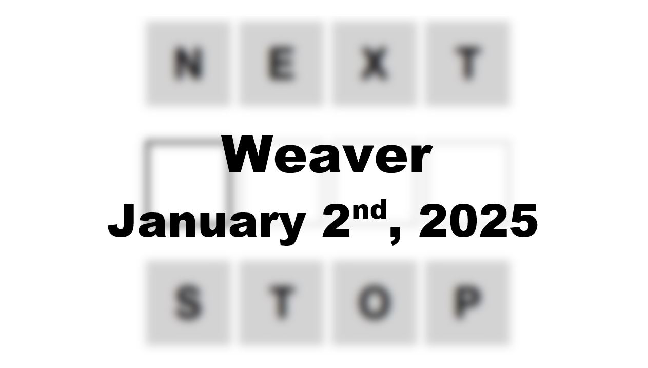 ‘Wordle’ Answer Today 1293 January 2nd 2025 – Hints and Solution (1/2/25)