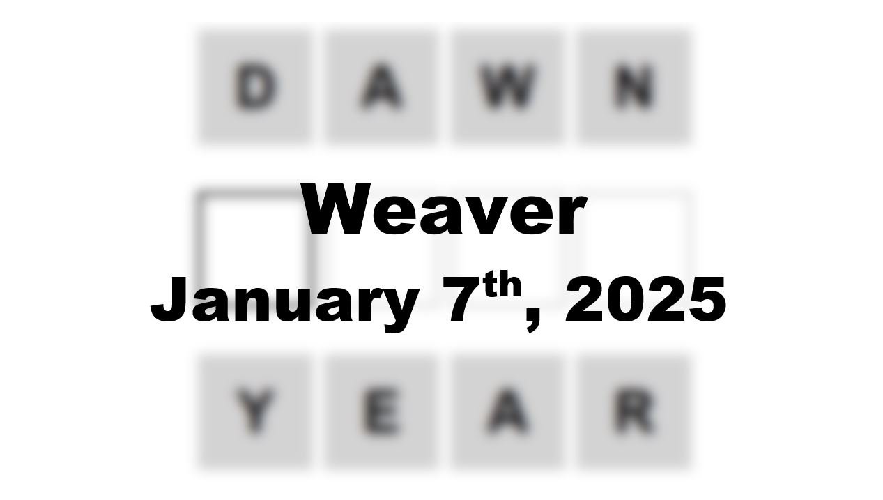 ‘Wordle’ Answer Today 1298 January 7th 2025 – Hints and Solution (1/7/25)