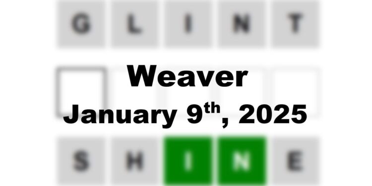 Daily Weaver Answers - 9th January 2025