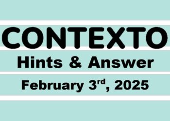 ‘Wordle’ Answer Today 1325 February 3rd 2025 – Hints and Solution (2/3/25)