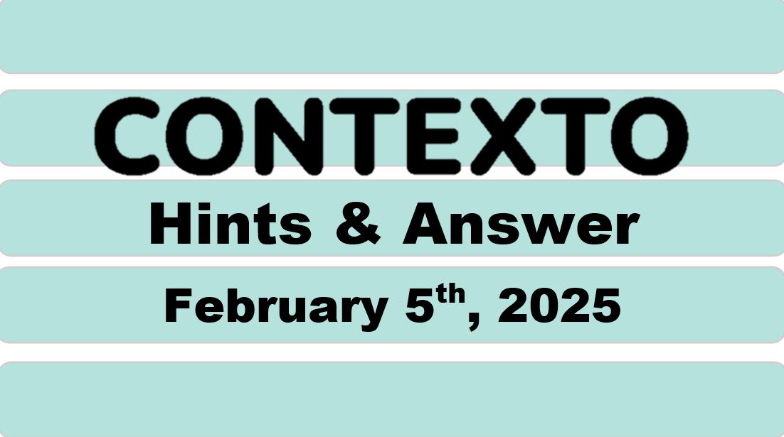 ‘Wordle’ Answer Today 1327 February 5th 2025 – Hints and Solution (2/5/25)