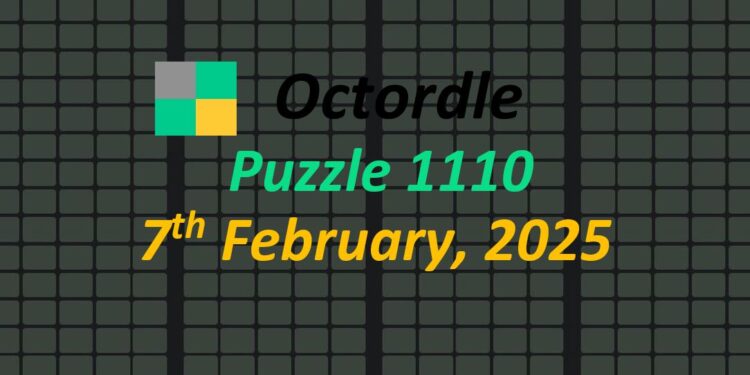 Daily Octordle 7th February 2025 Answers Today 1110