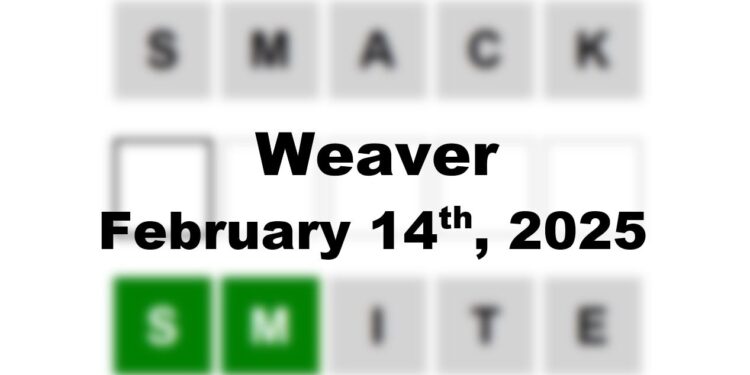 Daily Weaver Answers - 14th February 2025