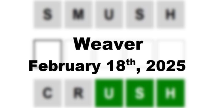 Daily Weaver Answers - 18th February 2025