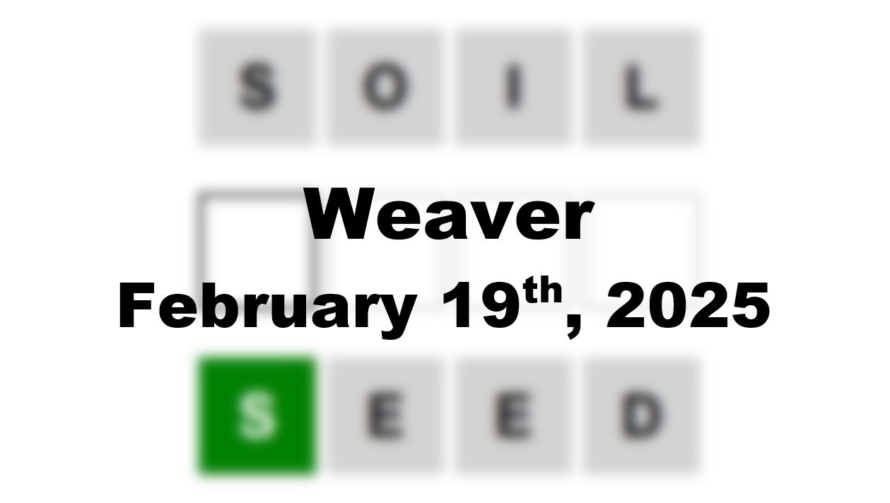 ‘Wordle’ Answer Today 1341 February 19th 2025 – Hints and Solution (2/19/25)