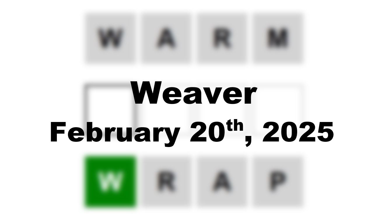‘Wordle’ Answer Today 1342 February 20th 2025 – Hints and Solution (2/20/25)