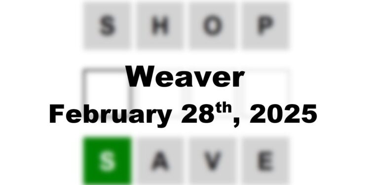 Daily Weaver Answers - 28th February 2025