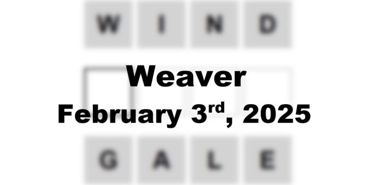 Daily Weaver Answers - 3rd February 2025