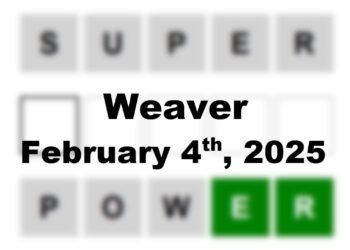 ‘Wordle’ Answer Today 1326 February 4th 2025 – Hints and Solution (2/4/25)