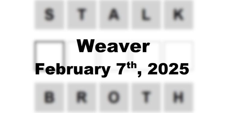 Daily Weaver Answers - 7th February 2025