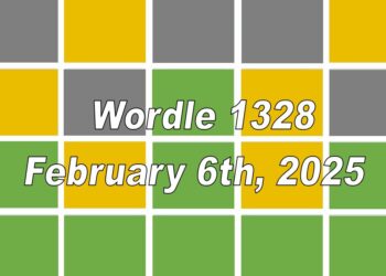 ‘Wordle’ Answer Today 1328 February 6th 2025 – Hints and Solution (2/6/25)