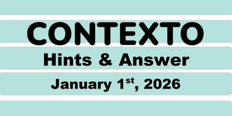 Daily Contexto 1201 - January 1st 2026