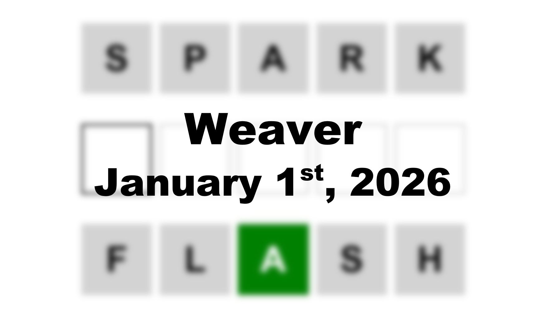 ‘Wordle’ Answer Today 1657 January 1st 2026 – Hints and Solution (1/1/26)