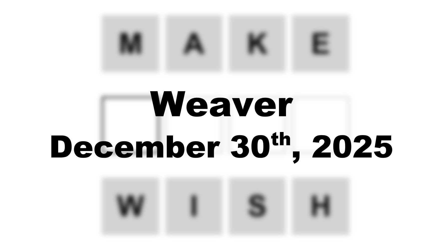 ‘Wordle’ Answer Today 1655 December 30th 2025 – Hints and Solution (12/30/25)
