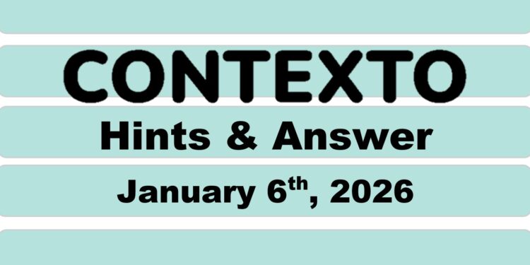 Daily Contexto 1206 - January 6th 2026