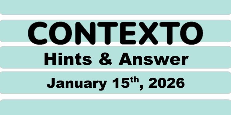 Daily Contexto 1215 - January 15th 2026