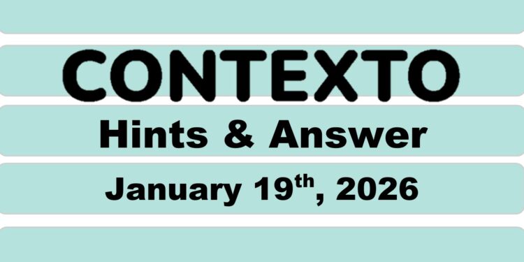 Daily Contexto 1219 - January 19th 2026