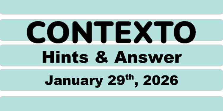 Daily Contexto 1229 - January 29th 2026