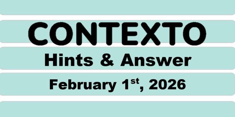 Daily Contexto 1232 - February 1st 2026