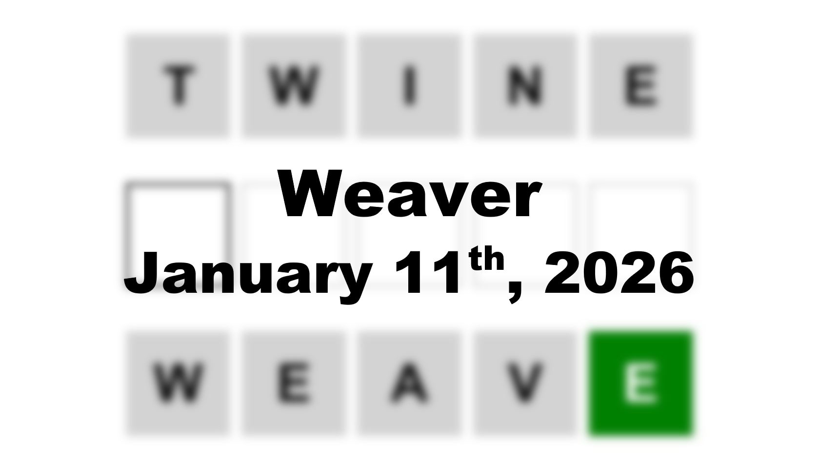 ‘Wordle’ Answer Today 1667 January 11th 2026 – Hints and Solution (11/1/26)