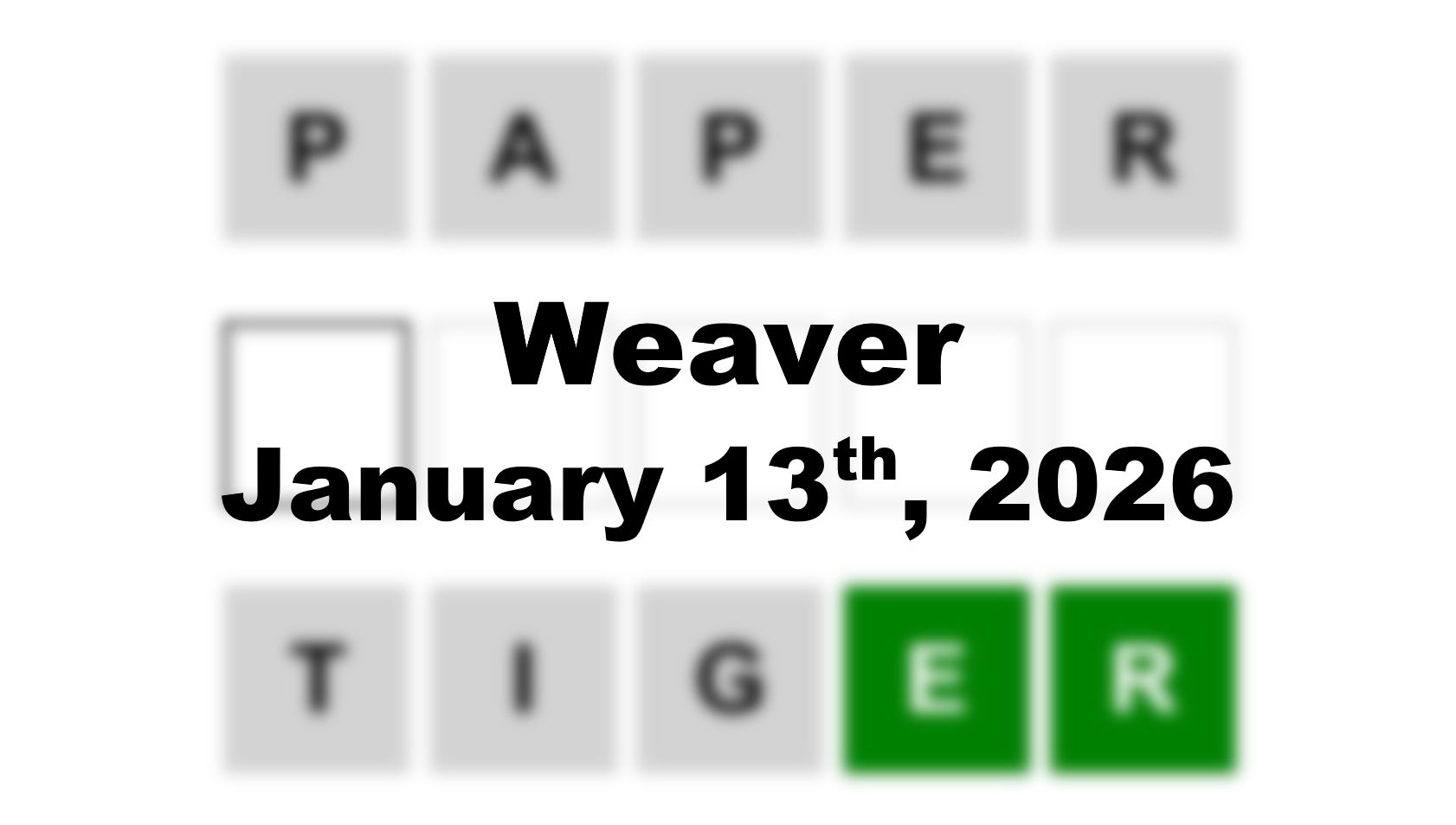 ‘Wordle’ Answer Today 1669 January 13th 2026 – Hints and Solution (13/1/26)