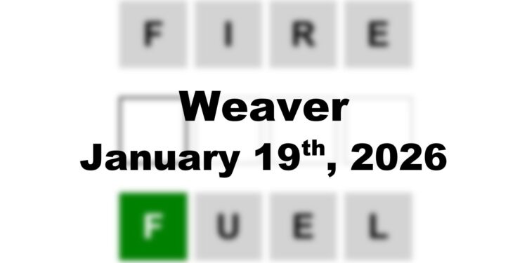 Weaver Answer - 19th January 2026