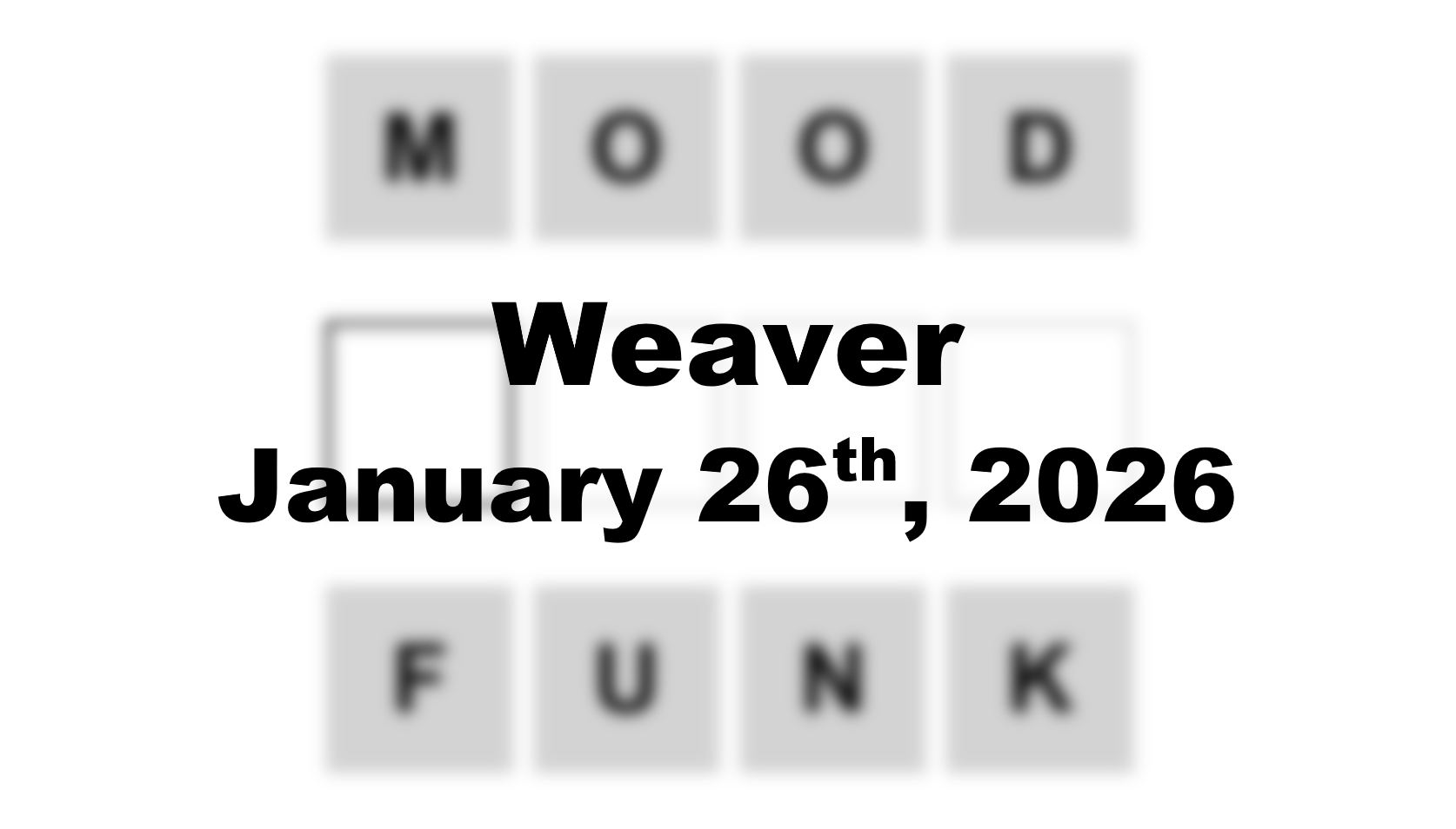 ‘Wordle’ Answer Today 1682 January 26th 2026 – Hints and Solution (26/1/26)