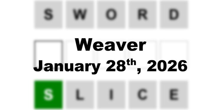 Weaver Answer - 28th January 2026