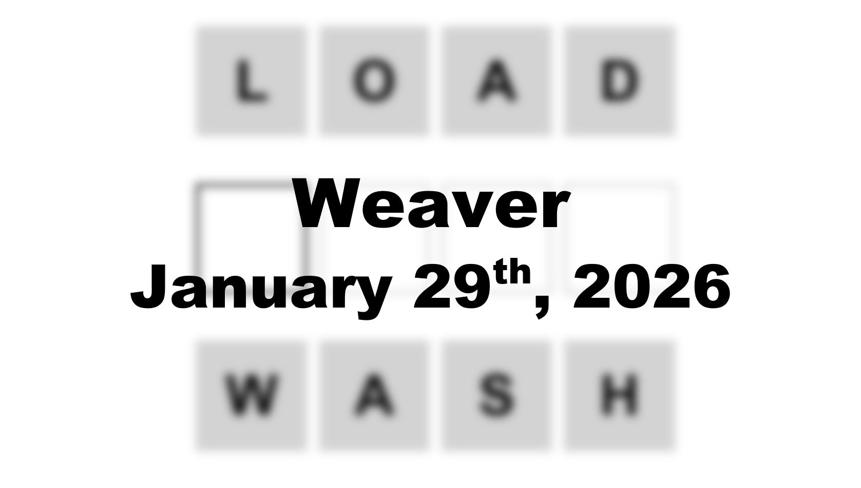 ‘Wordle’ Answer Today 1685 January 29th 2026 – Hints and Solution (29/1/26)