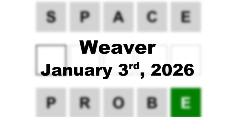 ‘Wordle’ Answer Today 1659 January 3rd 2026 – Hints and Solution (3/1/26)