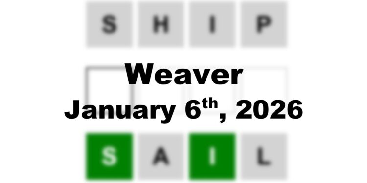 Weaver Answer - 6th January 2026