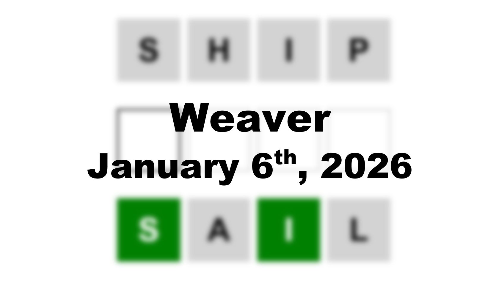 ‘Wordle’ Answer Today 1662 January 6th 2026 – Hints and Solution (6/1/26)