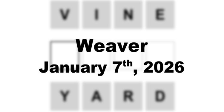Weaver Answer - 7th January 2026