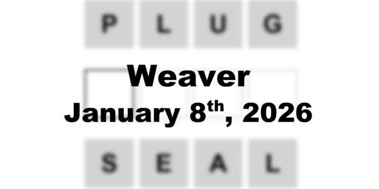 Weaver Answer - 8th January 2026