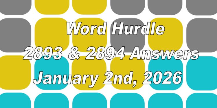 ‘Wordle’ Answer Today 1658 January 2nd 2026 – Hints and Solution (2/1/26)