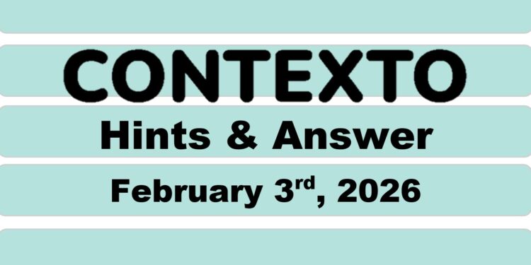 Daily Contexto 1234 - February 3rd 2026