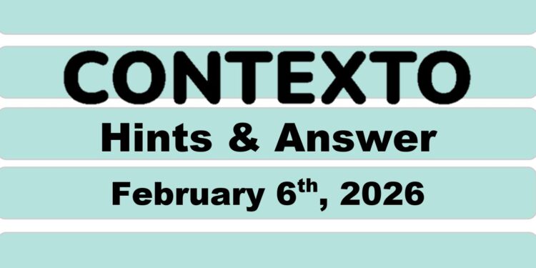 Daily Contexto 1237 - February 6th 2026