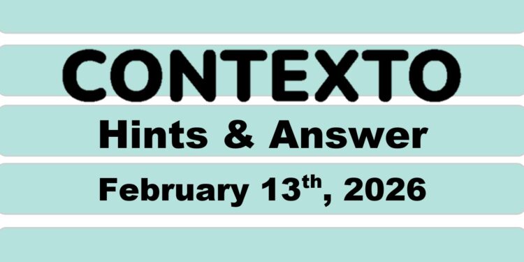 Daily Contexto 1244 - February 13th 2026