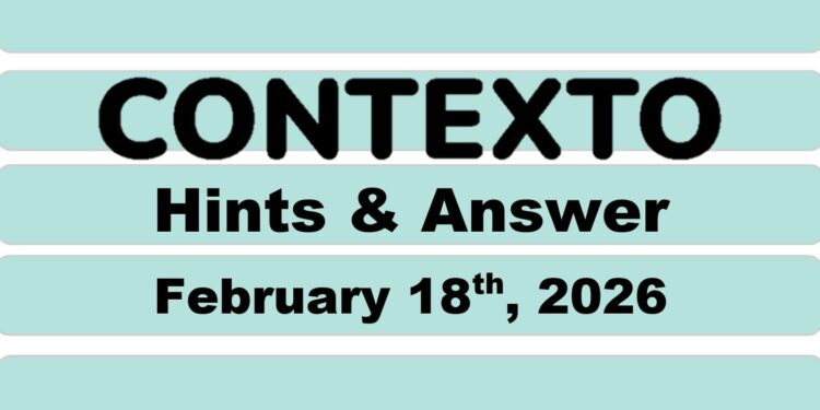 Daily Contexto 1249 - February 18th 2026