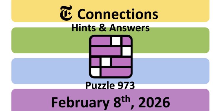 ‘Wordle’ Answer Today 1695 February 8th 2026 – Hints and Solution (2/8/26)