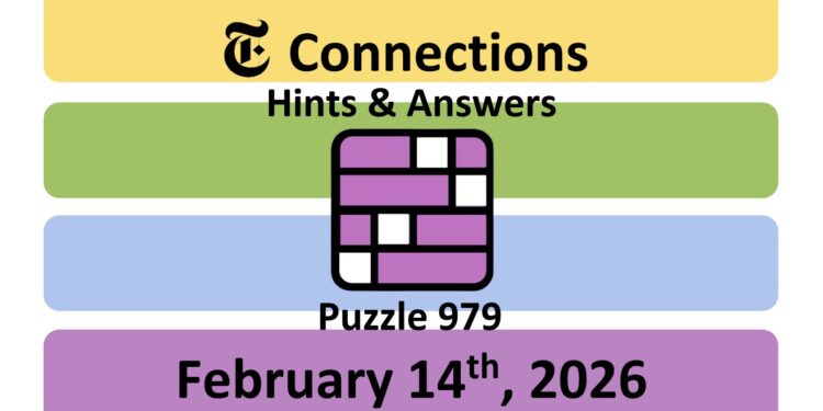 Daily NYT Connections 979 Answers - 14th February 2026