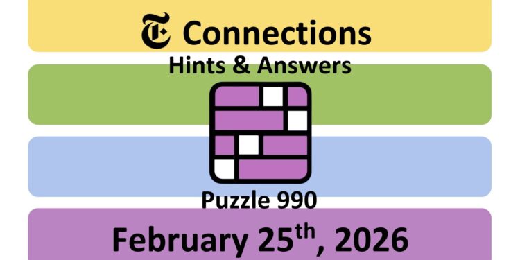 ‘Wordle’ Answer Today 1712 February 25th 2026 – Hints and Solution (2/25/26)