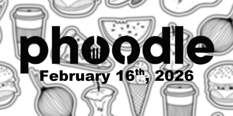 Daily Phoodle - 16th February 2026