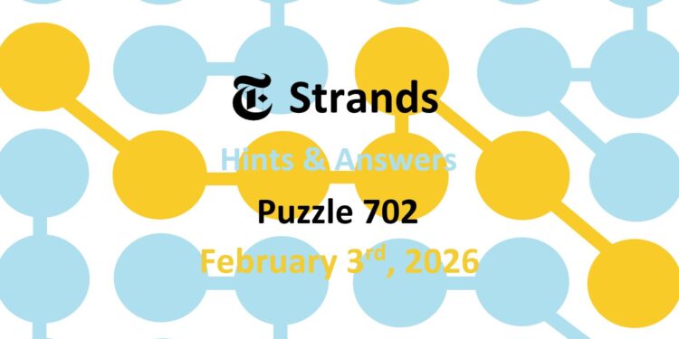 Daily Strands 702 Answers Today - 3rd February 2026