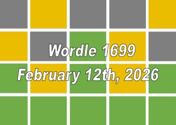 ‘Wordle’ Answer Today 1699 February 12th 2026 – Hints and Solution (2/12/26)