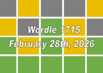 ‘Wordle’ Answer Today 1715 February 28th 2026 – Hints and Solution (2/28/26)