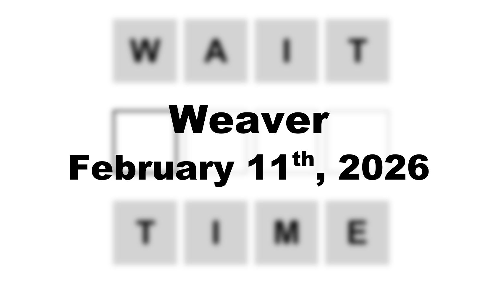 ‘Wordle’ Answer Today 1698 February 11th 2026 – Hints and Solution (2/11/26)